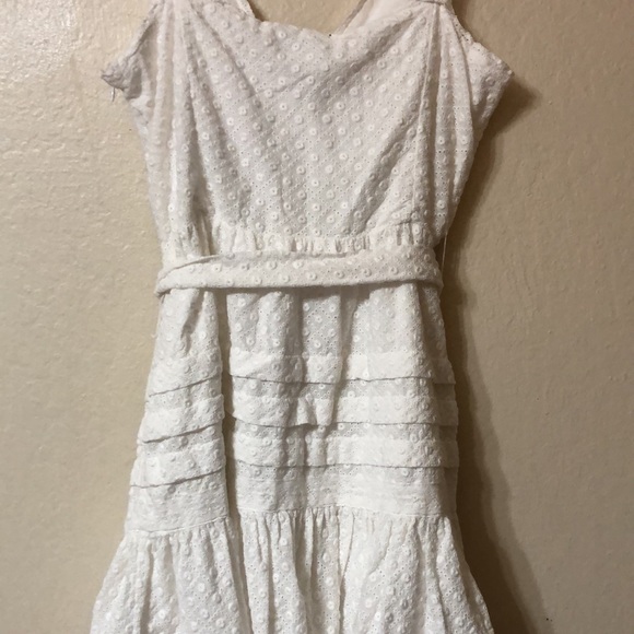 PAIGE Nahla Ruffle Eyelet Dress - Picture 10 of 13